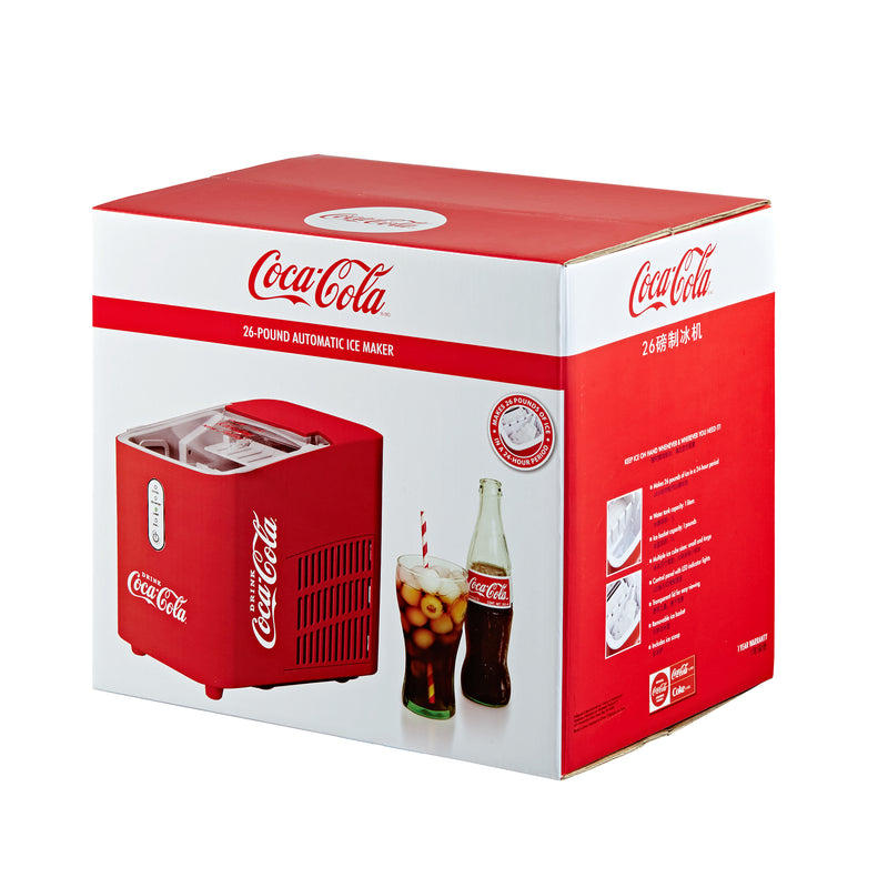NOSTALGIA RIC120COKE Coca-Cola Mini Ice Machine