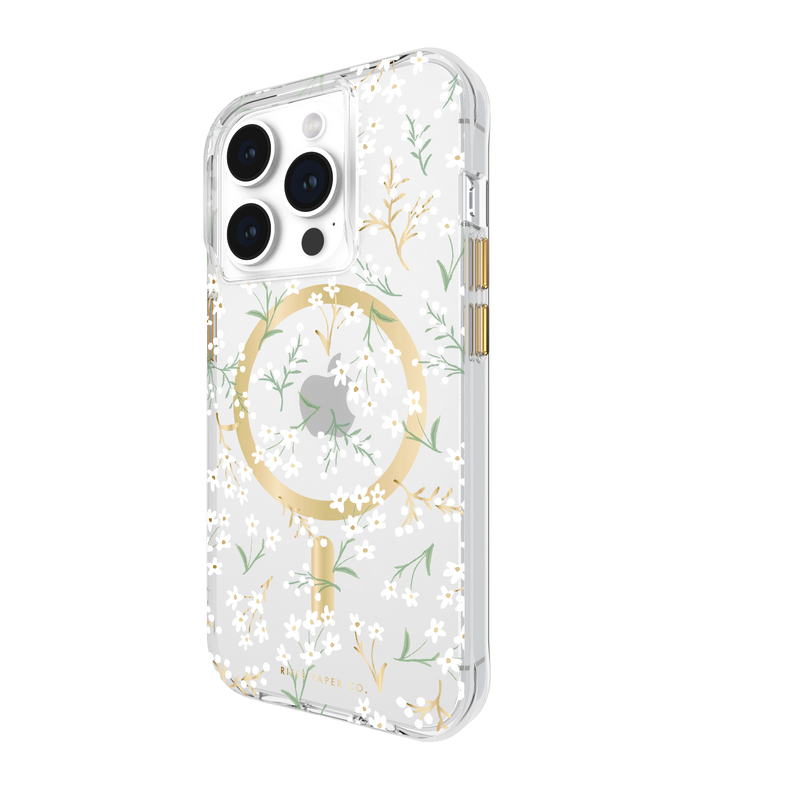 CASE-MATE Rifle Paper Co. - Petite Fleurs 手機殼兼容MagSafe適用iPhone 15 Pro 手機外殼