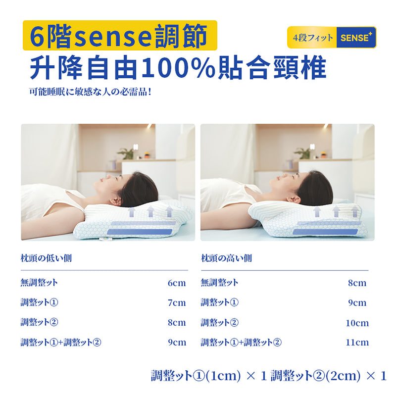 DEAR.MIN 零壓可調節體貼深睡枕 (睡眠敏感專用)