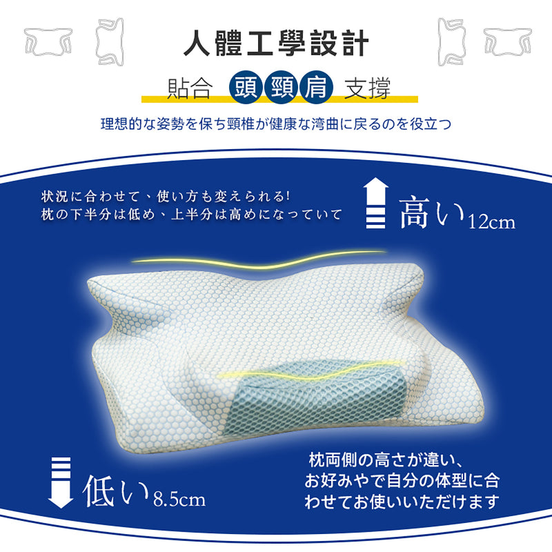 DEAR.MIN Upgraded sleep-resistant anti-snoring pillow