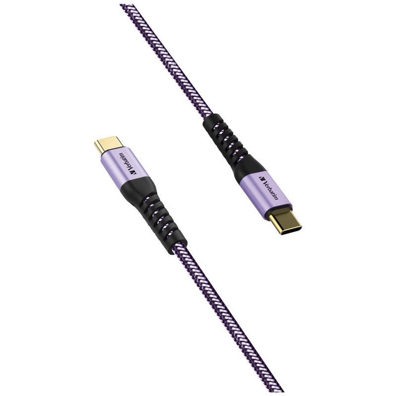 VERBATIM Tough Max Type C to Type C Cable - Purple