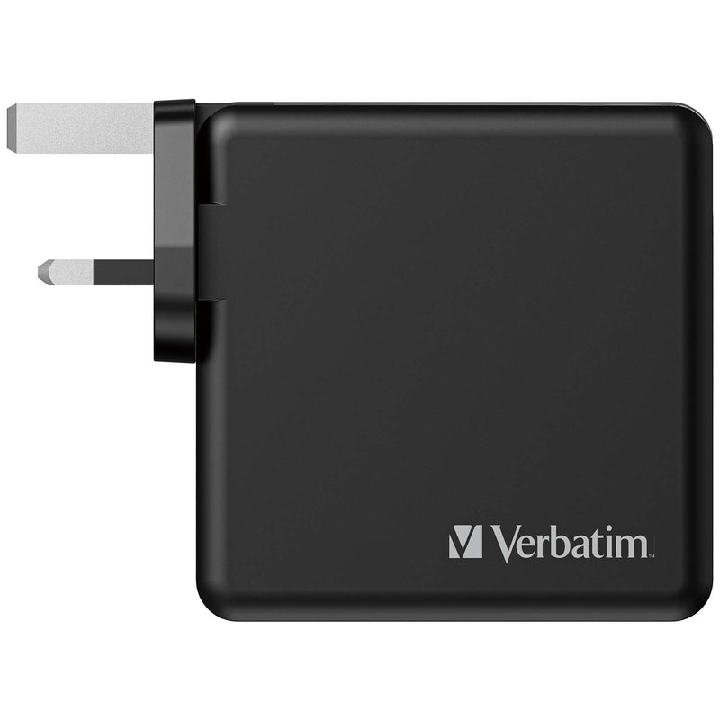 VERBATIM 3端口140W PD 3.1 & QC 3.0 GaN充電器