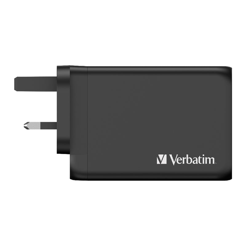 VERBATIM 4 Port 130W PD 3.0 & QC 3.0 GaN USB Charger