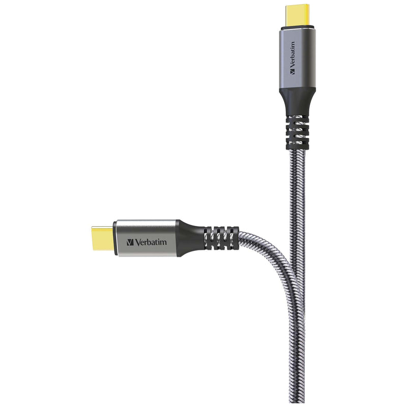 VERBATIM Tough Max 240W USB4 Type C 至 Type C 充電傳輸線 (120cm)