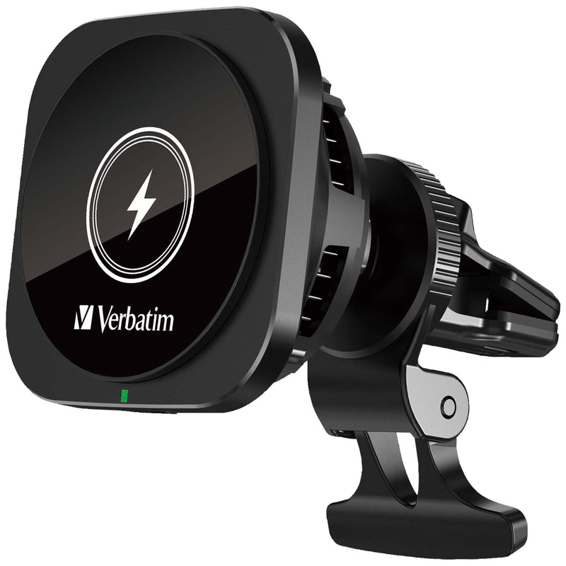VERBATIM 15W Magnetic Wireless Car Charger with Refrigerated Freeze Technology