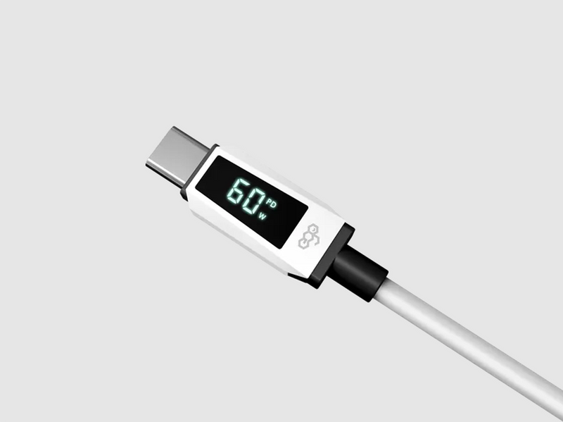 ego CLRT2 Wiry Max2 60W MFI Real-Time Display C to Lightning Cable 2.5M