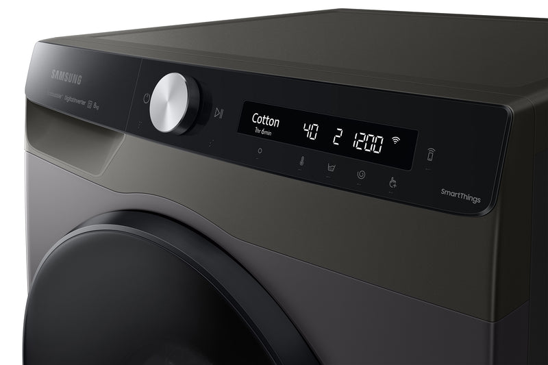 SAMSUNG 三星電子 WW80AG6L28BXSH Slim AI Ecobubble™ Al智能前置式洗衣機 8kg, 1200rpm 前置式洗衣機