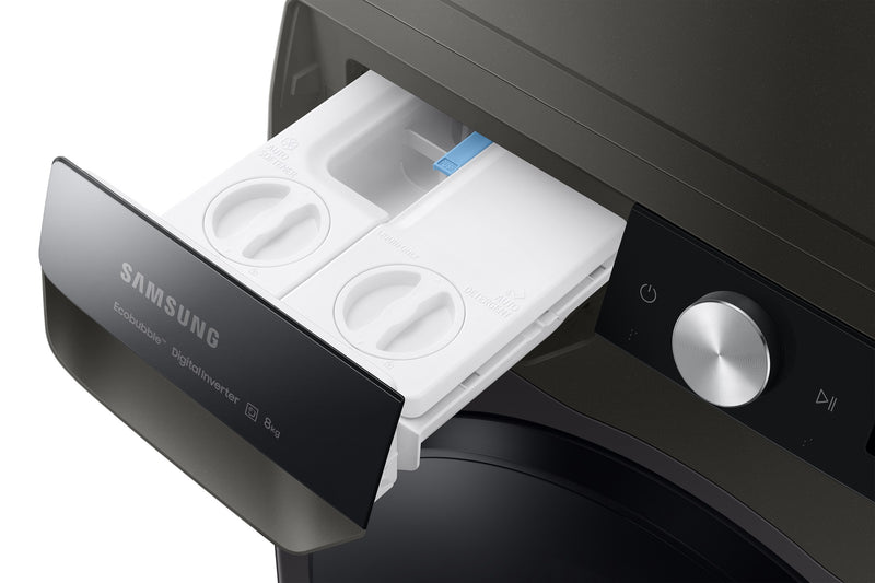 SAMSUNG 三星電子 WW80AG6L28BXSH Slim AI Ecobubble™ Al智能前置式洗衣機 8kg, 1200rpm 前置式洗衣機