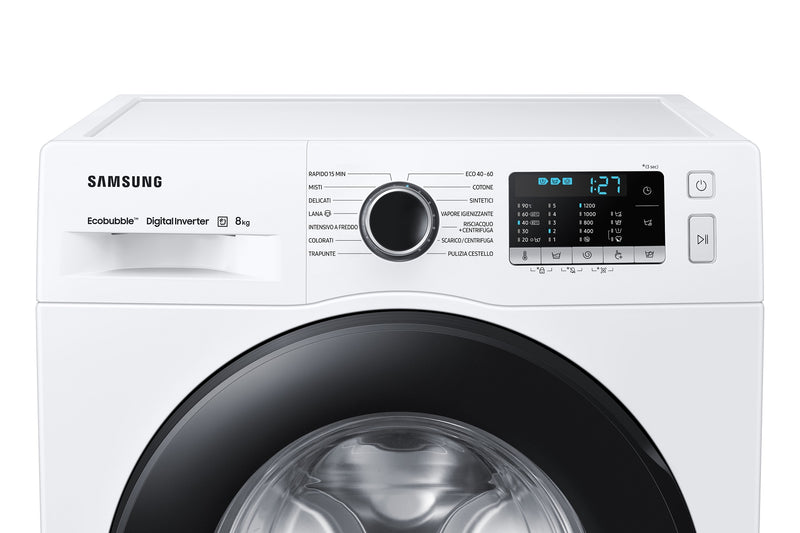 SAMSUNG 三星電子 WW80AGAS21AESH Slim Ecobubble™ 前置式洗衣機 8kg, 1200rpm 前置式洗衣機