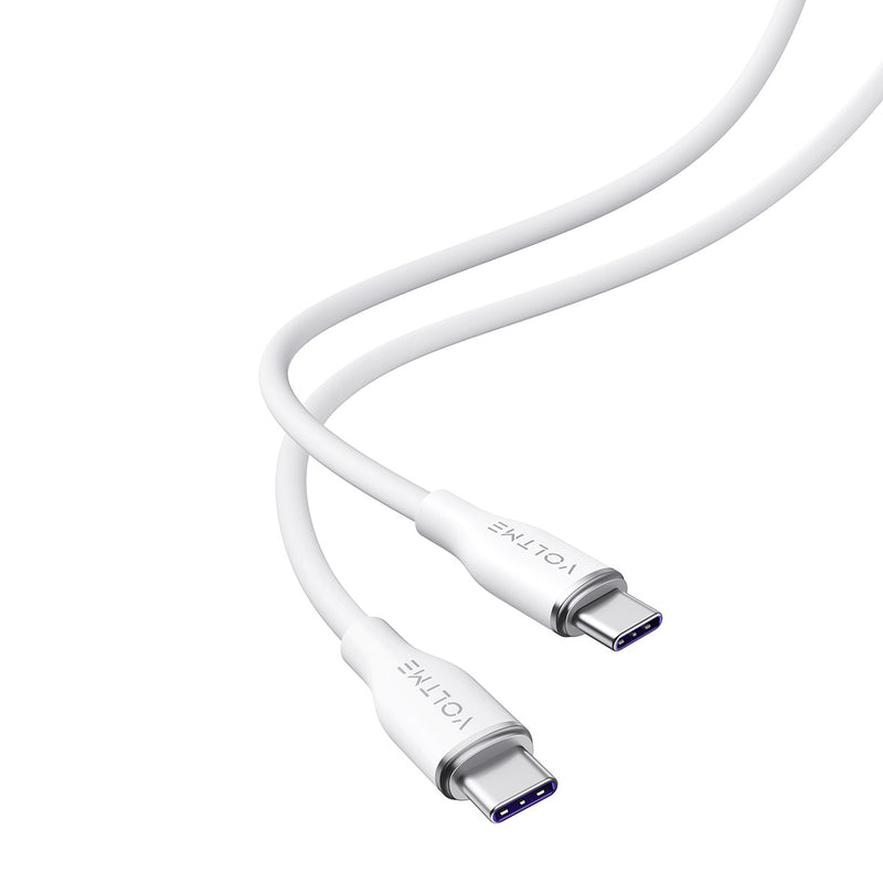 Voltme PowerLink MOSS 系列 USB-C to USB-C 耐用充電／傳輸矽膠線 (5A/100W) 1米