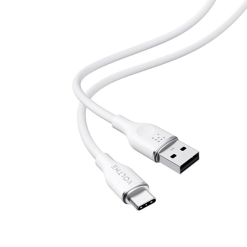 Voltme PowerLink MOSS 系列 USB-A to USB-C 耐用充電／傳輸矽膠線 (3A/60W) 1.8米