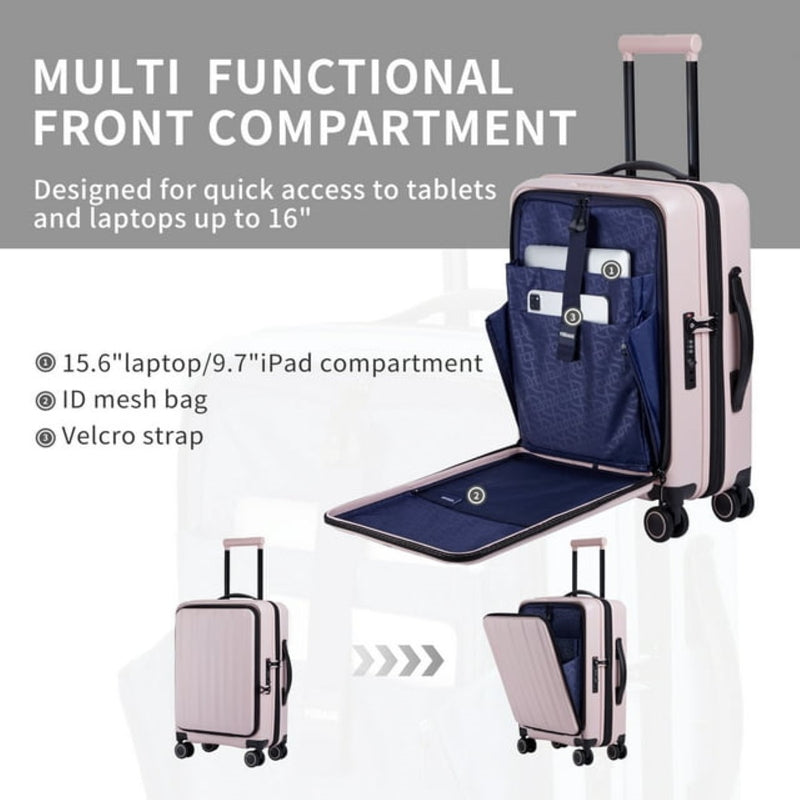 VERAGE 22001 GREENWICH Front Opening Luggage