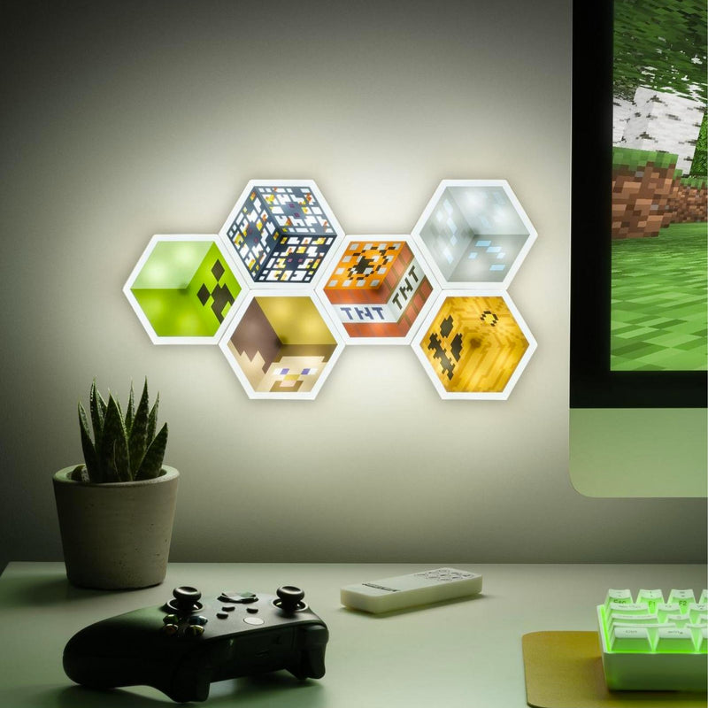 Paladone Minecraft Hexagon Light Set