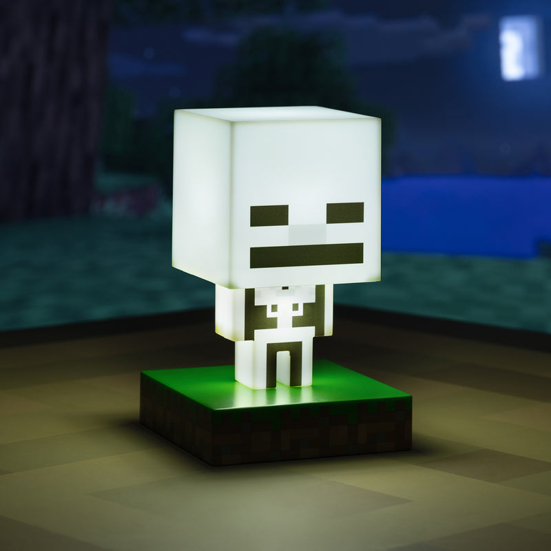 Paladone Minecraft Skeleton Icon Light