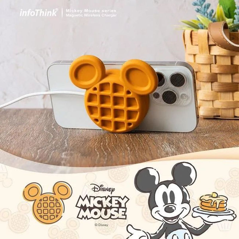 Infothink Magnetic Wireless Charger (Mickey Mouse Muffin)