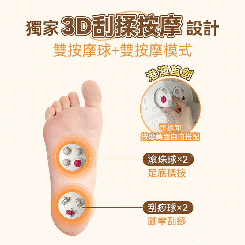 Yohome YH-006 3D smart foot massage thermostatic sterilization folding foot bath
