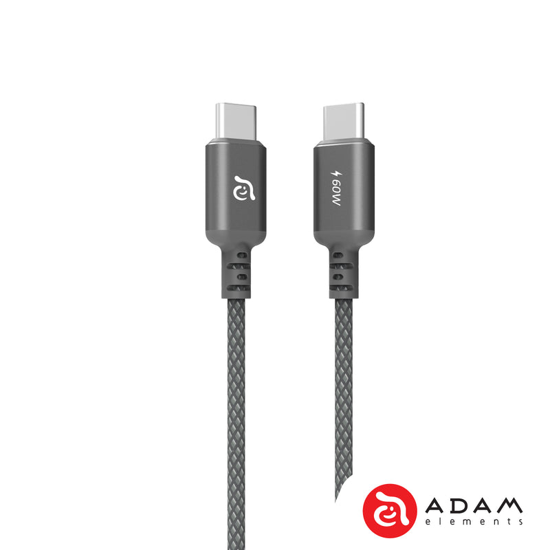 Adam Elements CASA S120 USB-C to USB-C 60W/Grey