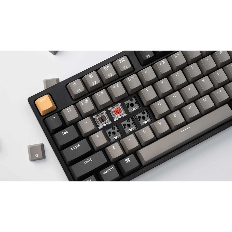 Keychron (C1P-M3) C1 Pro RGB Backlight Hot Swappable Wired Mechanical Keyboard (K Pro Brown Switch)