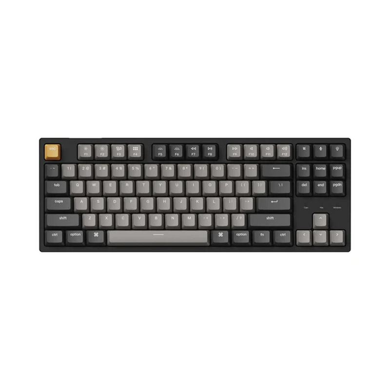 Keychron (C1P-M1) C1 Pro RGB Backlight Hot Swappable Wired Mechanical Keyboard (K Pro Red Switch)