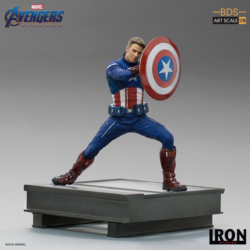 Iron Studios Bds Art Scale 1/10 Statue Captain Amercia 2023 - Avengers: Endgame