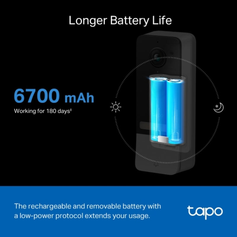 TP-Link Tapo D230S1 1920p Smart Battery Video Doorbell