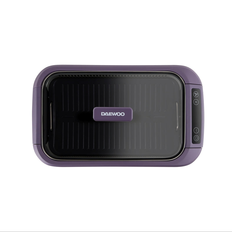 DAEWOO S19 PRO Electric Smokeless Grill-Purple