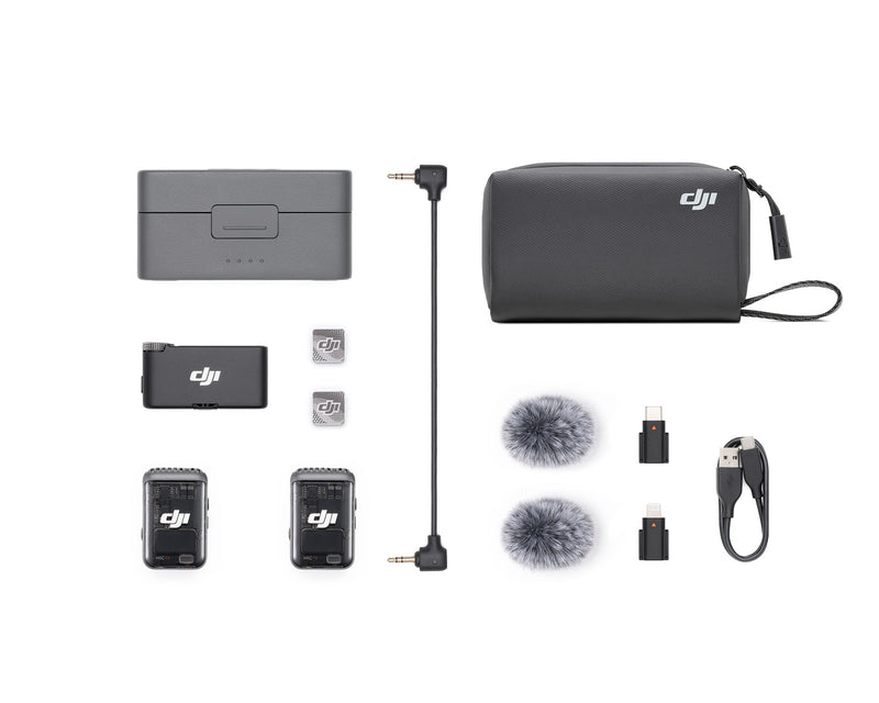 DJI 大疆 Mic 2（兩發一收，含充電盒）