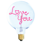 Message in the Bulb LOVE YOU Decoration Light Bulb