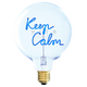 Message in the Bulb KEEP CALM 裝飾燈泡