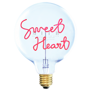 Message in the Bulb SWEET HEART Decoration Light Bulb