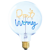 Message in the Bulb DON'T WORRY 裝飾燈泡