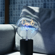 Message in the Bulb DON'T WORRY 裝飾燈泡