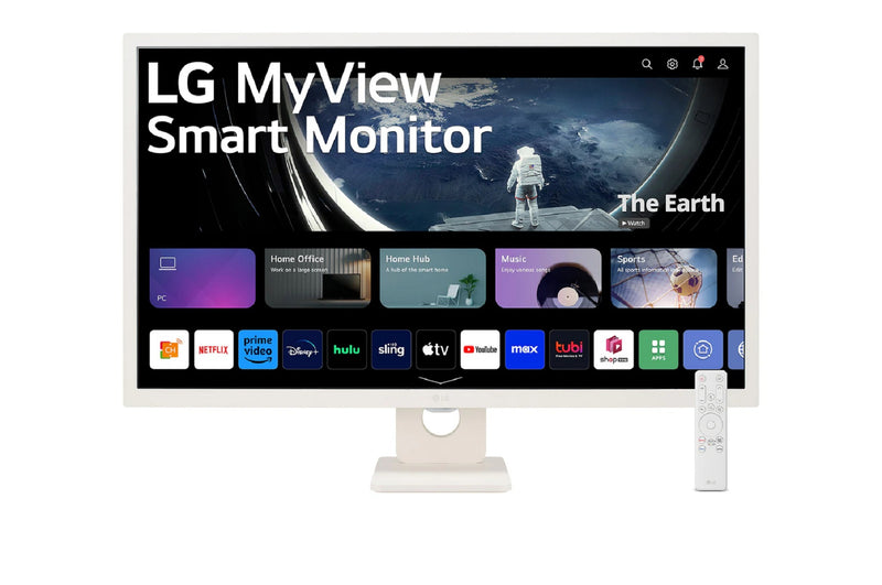 LG 32SR50F-W 31.5" Full HD IPS Smart Monitor (with webOS)