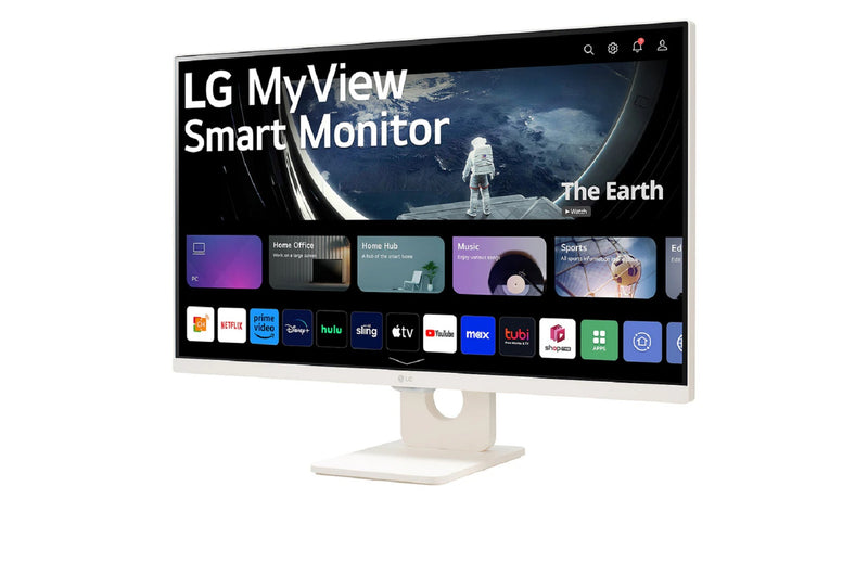 LG 27SR50F-W 27" Full HD IPS Smart Monitor (with webOS)