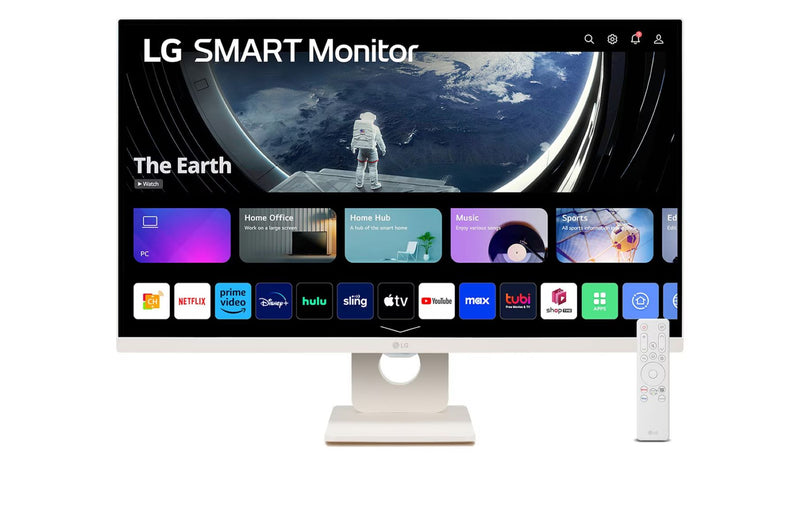 LG 27SR50F-W 27" Full HD IPS Smart Monitor (with webOS)