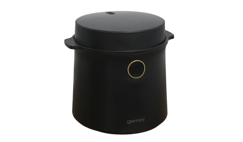 GEMINI GRC6BK 0.6L Ceramic Glaze Inner Pot Compact Rice Cooker