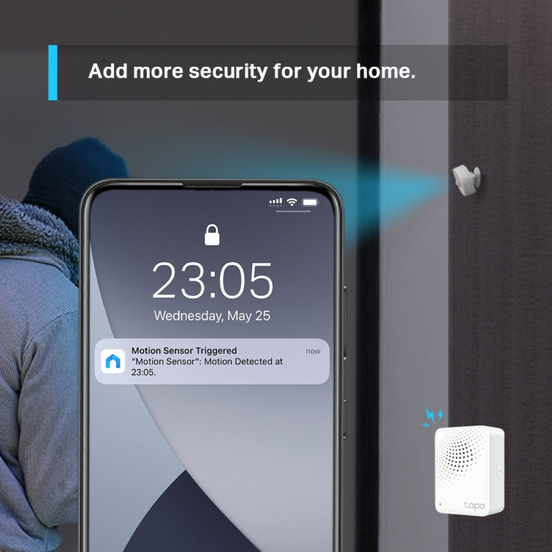 TP-Link Tapo T100 智能動態感應器 (需配合Tapo H200 使用)