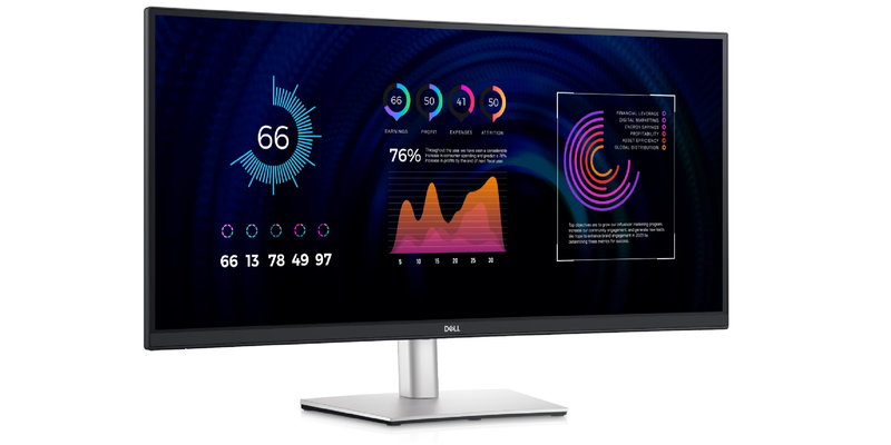 DELL P3424WE 34" USB-C Hub Curved Monitor