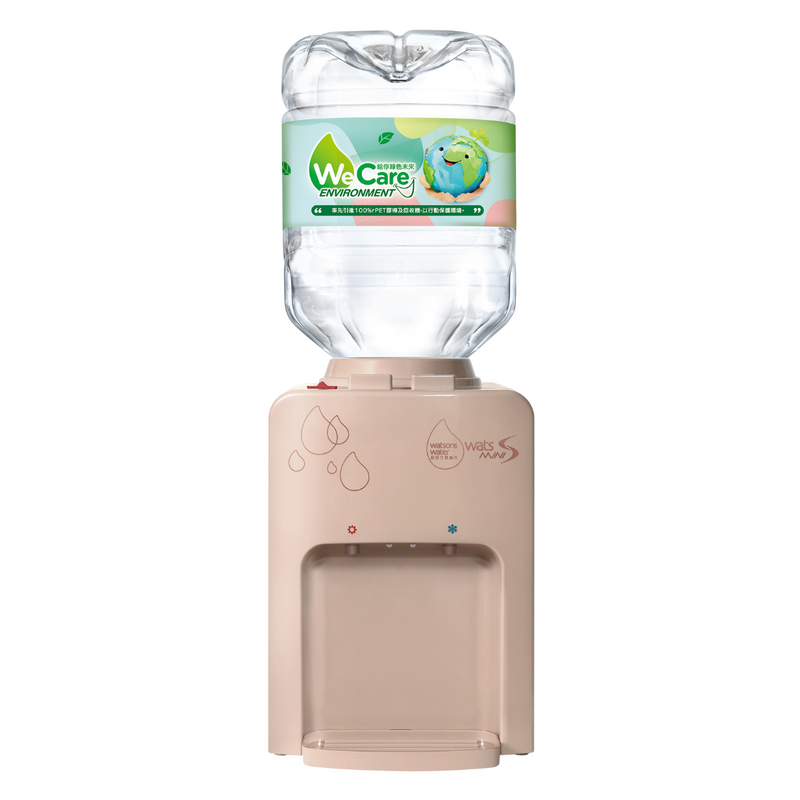WATSONS Wats-MiniS 溫熱水機 + 8公升 x 14箱 (2樽/箱) (電子水券)