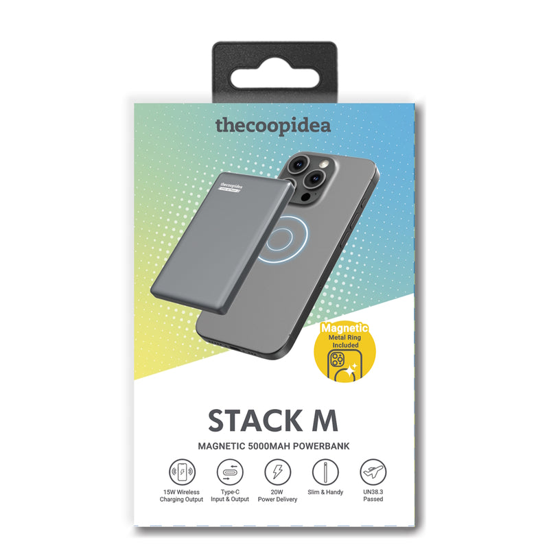 thecoopidea STACK M 磁吸 5000mAh 行動電源