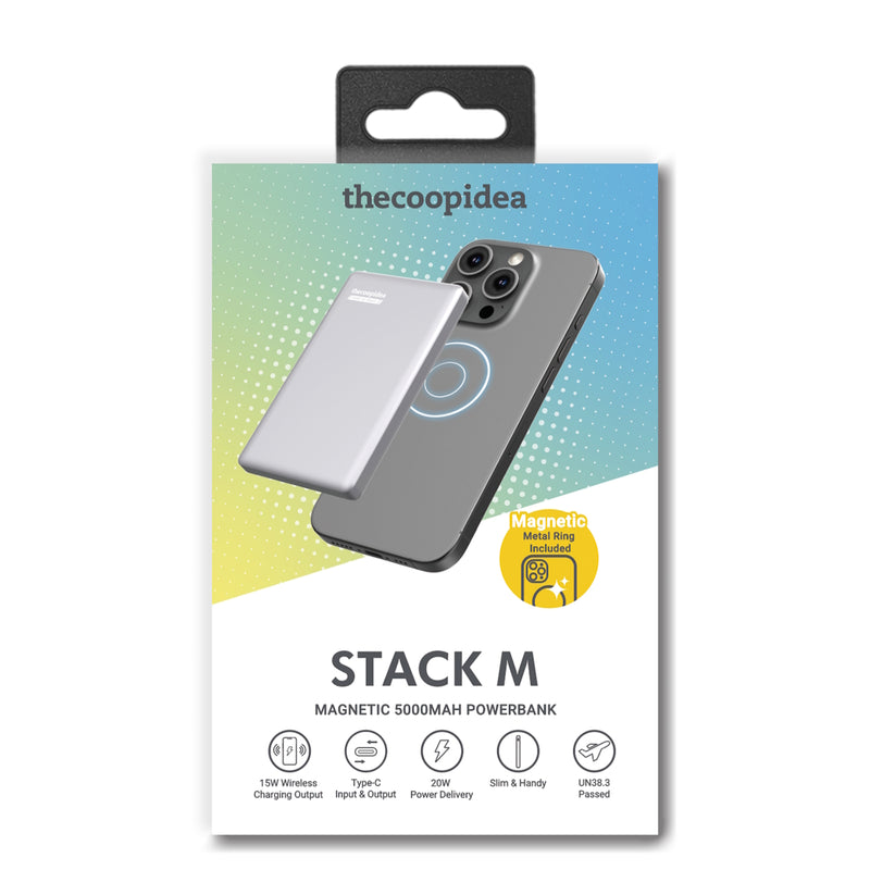 thecoopidea STACK M Magnetic 5000mAh Powerbank
