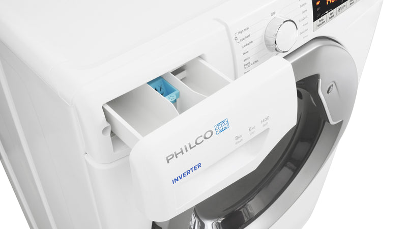 PHILCO 飛歌 飛歌 PWD861400V 8公斤+6公斤 變頻洗衣乾衣機 2合1洗衣乾衣機
