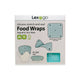 Lexngo Pack of 4 pcs Silicone Food Wraps Small