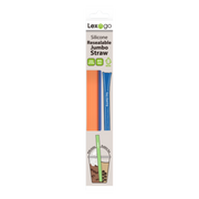 Lexngo Pack of 2pcs Silicone Resealable Jumbo Straw