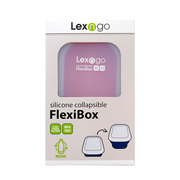 Lexngo 矽膠蓋可摺疊食物盒 (小)