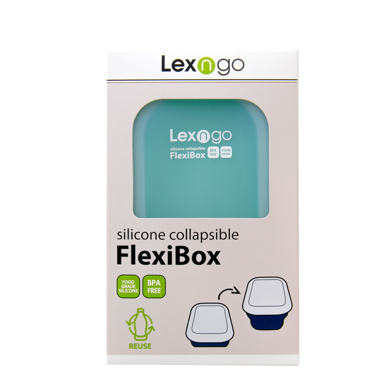 Lexngo 矽膠蓋可摺疊食物盒 (小)