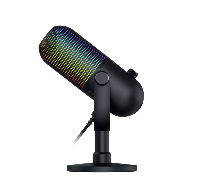 Razer 雷蛇 Seiren V3 Chroma 輕觸式靜音 RGB USB直播麥克風