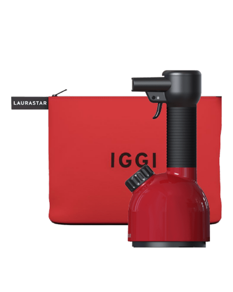 LAURASTAR IGGI RED TRAVEL EDITION HYGIENE HANDHELD STEAMER