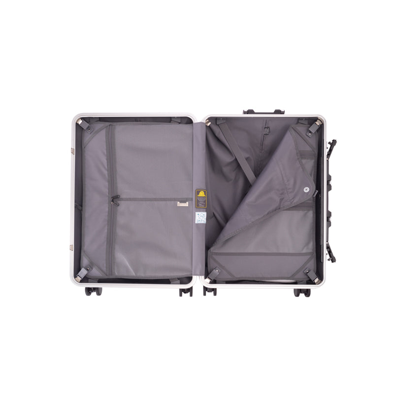 A.L.I Solid knight ALI-009 Aluminium Frame Suitcase with Stopper and Japan HINOMOTO wheels
