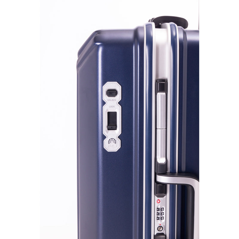 A.L.I Solid knight ALI-009 Aluminium Frame Suitcase with Stopper and Japan HINOMOTO wheels